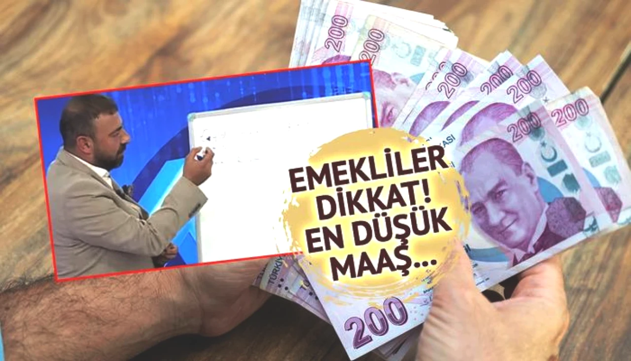 Emekli Maaşlarında Dikkat Çeken Açıklama! İşte Yeni Rakam ve Tahtada Tek Tek Gösterilen Detaylar